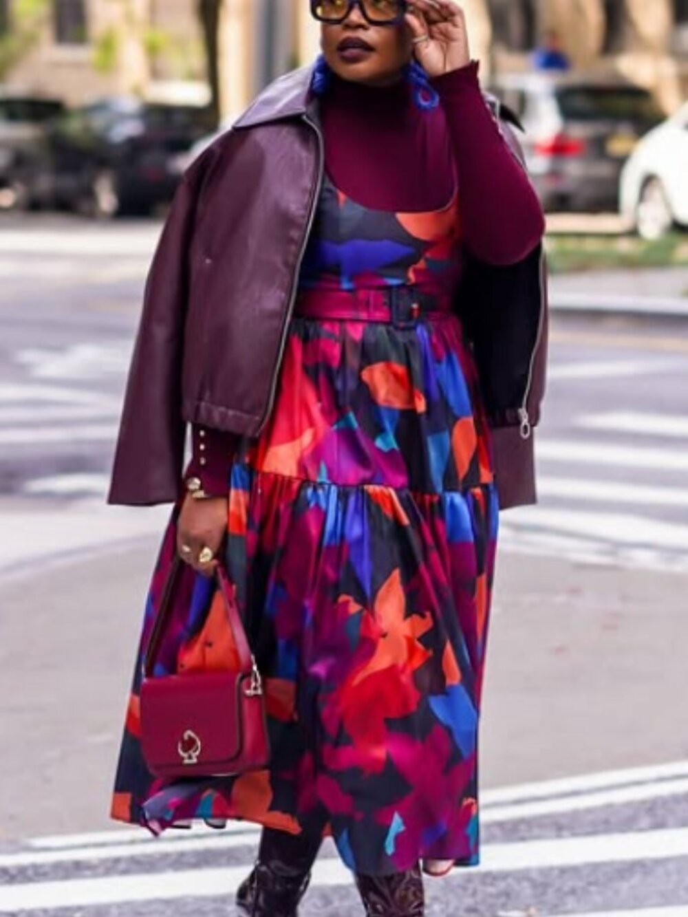 NWT Hutch Alice Belted Floral Midi/Maxi Dress - Picture 5 of 6